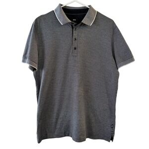 Boss MERCERIZED-COTTON POLO SHIRT WITH CONTRAST TIPPING Size Small